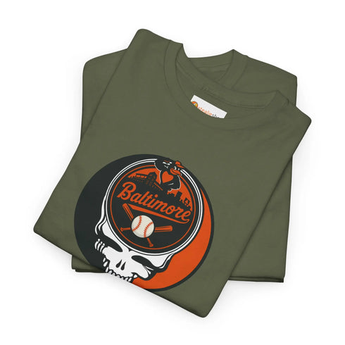 Grateful Dead - Baltimore Orioles Grateful Dead Steal Your Face T-Shirt - MLB - StealieShop